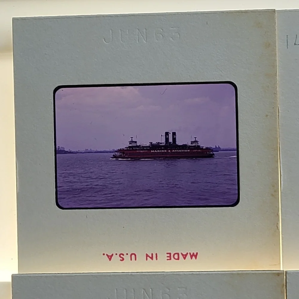 Lot of 27 Kodachrome Slide NYC Skyline Polo Grounds Pan-Am Planes Travel Bermuda